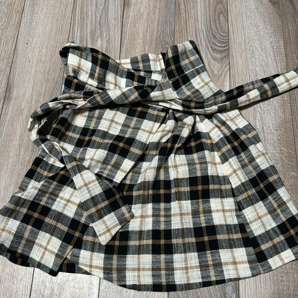 Zara plaid skirt
